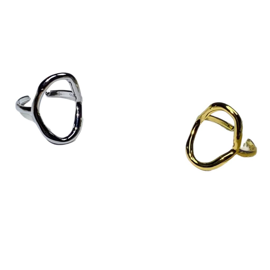 Korean Style Minimalist Irregular Hollow Women's Ring