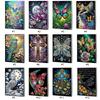 50-Page A5 Size Diamond Painting Diary Book 50 Pages Crystal Notepad Sketchbook for Adults Beginners Holiday Birthday Gift