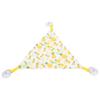 2pcs Reptile Hammock Soft Triangular Yellow Fruit Reptile Hanging Bed for Lizards Hamsters Bearded Dragons30x30x30cm