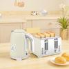 Retro 3000W Kettle and Toaster Set - Grey