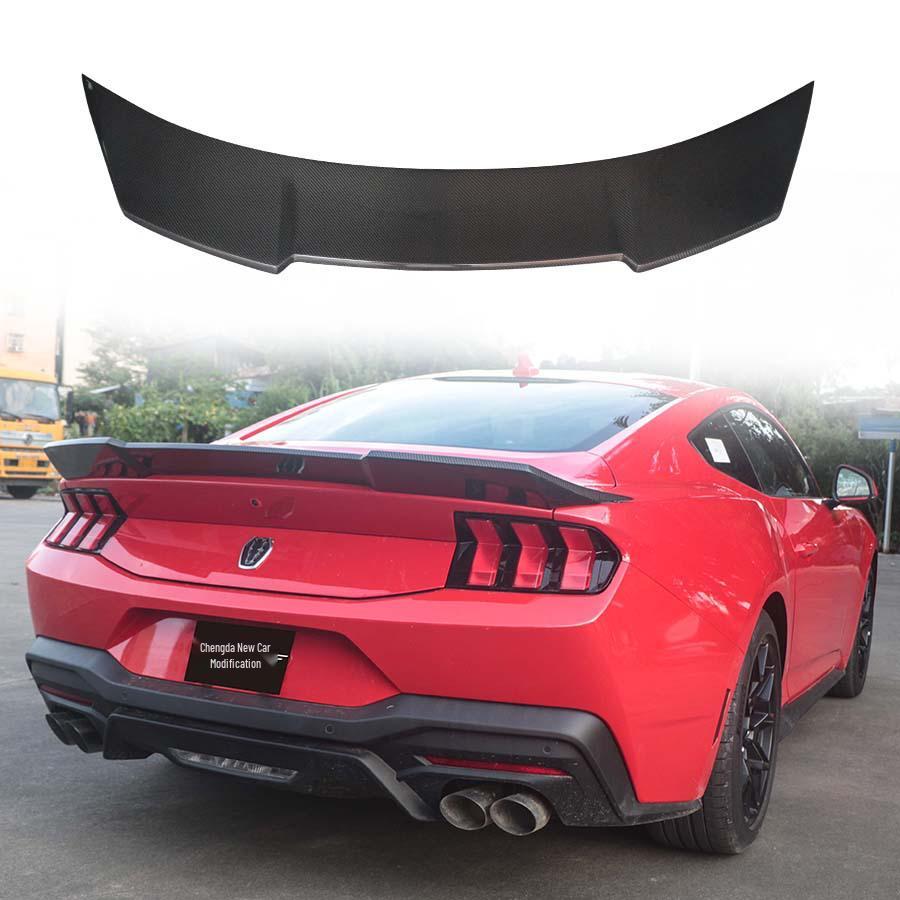 Carbon Fiber Rear Spoiler for Ford Mustang Dark Horse S650 Tail Wing Body Kit