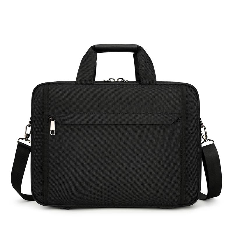 Men's shoulder bag Handbag shoulder laptop bag Large capacity Business leisure Office file bag Portable
