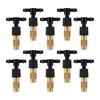 Misting Cooling System Sprayer Nozzle Adjustable Brass Atomizing Nozzle Humidify Watering Landscape For Garden Patio Greenhouse