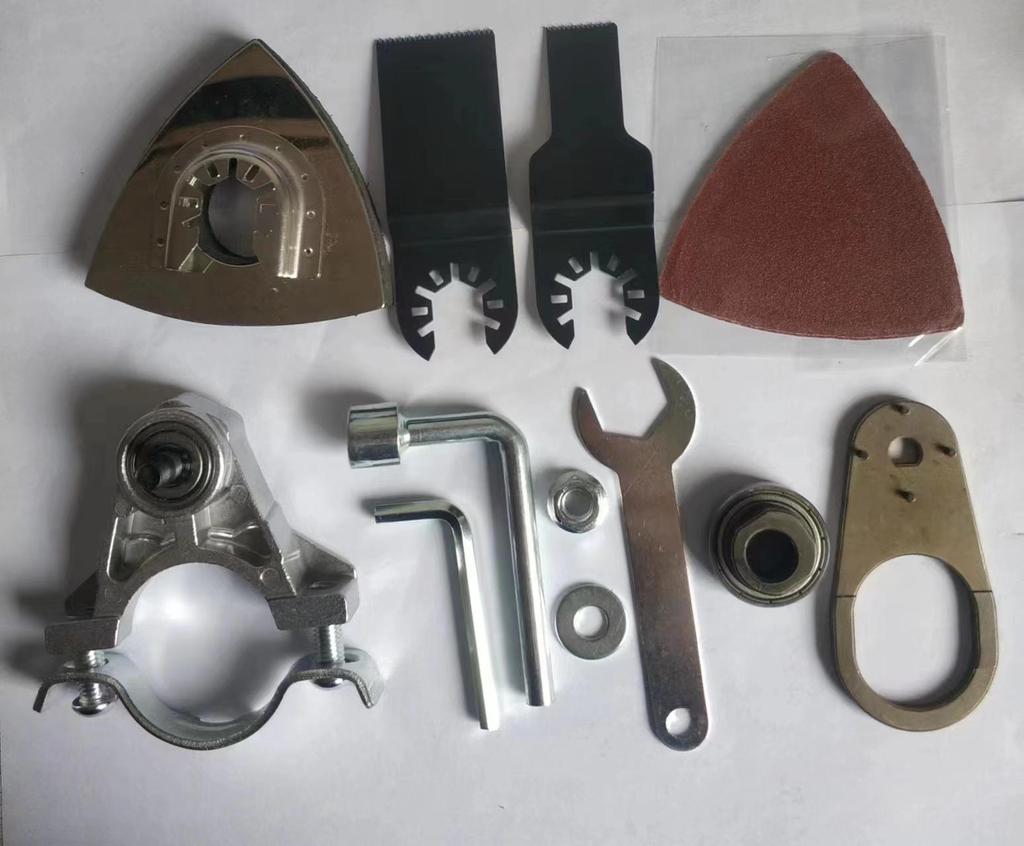 Angle Grinder Multitool Adapter & Electric Edge Trimmer Square Mouth Woodworking Tool Collection