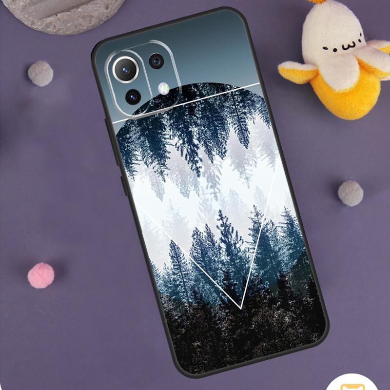 Forest Geometry Wood Nature Case For Xiaomi 15 Ultra 14 13T 14T 15T 17 Pro Max POCO F8 Ultra F5 F6 F7 X5 X6 X7 Pro Cover