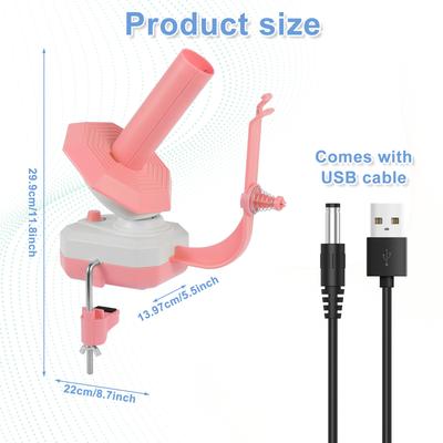 Electric Wire Winder Yarn Wool Auto Yarn Cake Winder for DIY Sewing Making String Ball Yarn Winder Thread Skein Cable Winder