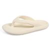 Non-slip pinch feet new women's bathroom men's couple slippers bathing outside wearing sandals summer thick-bottomed flip-flops beach