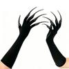 Polyester Long Nails Gloves Gothic Detachable Claw Nails Gloves  Cosplay Costume