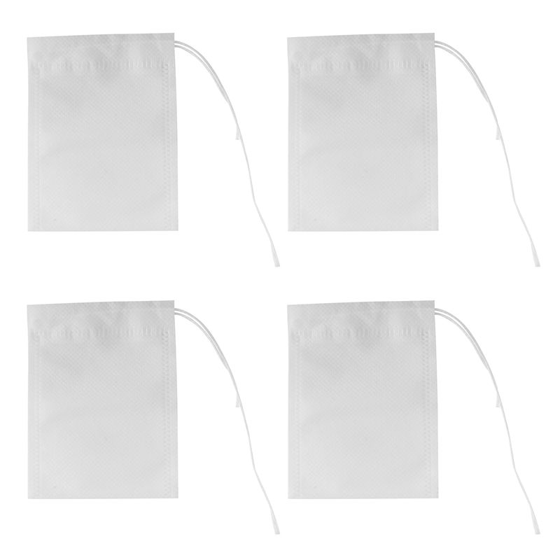 ABUL-800 Pcs Disposable Tea Filter Bags Empty Cotton Drawstring Seal Filter Tea Bags For Loose Leaf Teal(3.54 X 2.75 Inch)