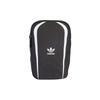 Adidas Originals Logo Zip Recycled Fabric Storage Bag Small Unisex Bags Black IT3263