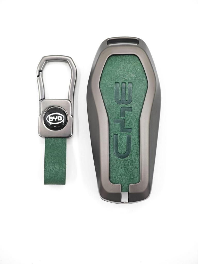 BYD Car Key Metal Protective Cover for Yuan Pro, D1, Qin Plus, E1, E2 Models