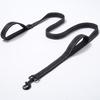 Pet Leash Nylon Woven Reflective Double Handle Dog Walking Rope Dog Products Explosion-proof Leash Dog Rope