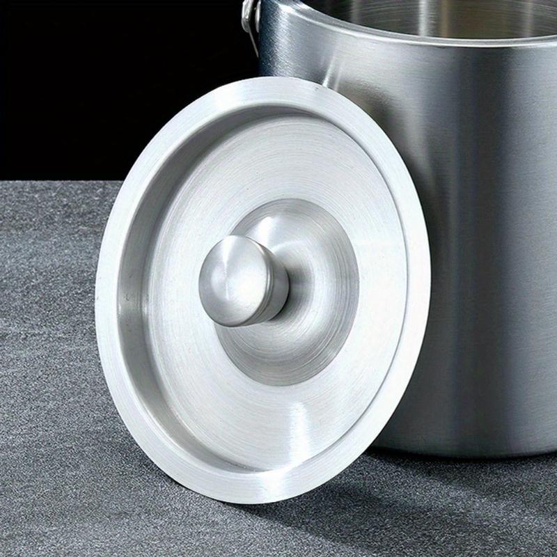 1.6L/2L/3L Stainless Steel Insulated Ice Bucket Wine Beer Champagne Party Cooler