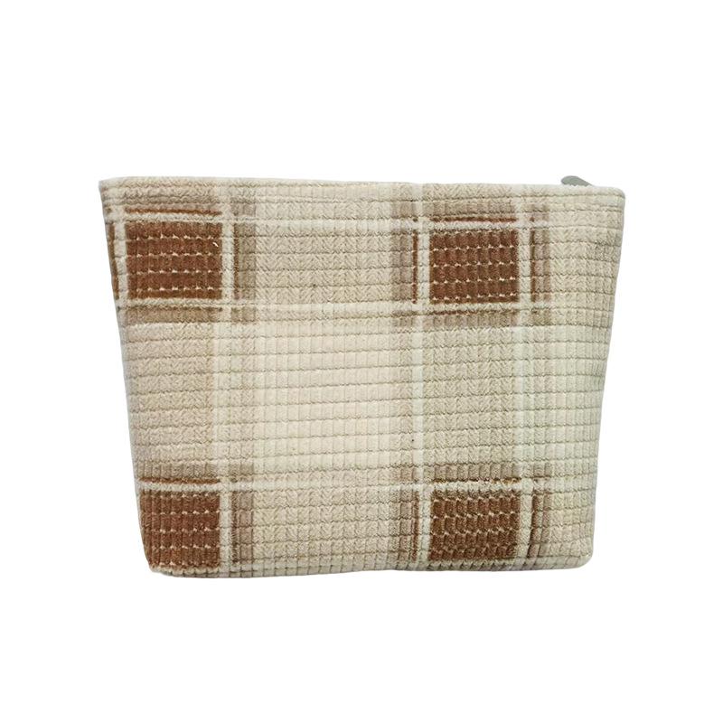 

Customized Scottish Style Large Capacity Portable Makeup Bag 26*18.5cm
