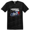 Legende stirbt nie Autorennen T-Shirt Cooles Auto-Tee Vintage Grafikdesign