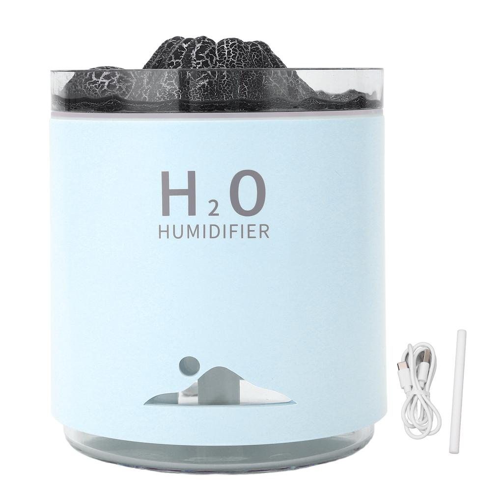 Essential Oil Diffuser Large Capacity Colorful Volcano Appearance Night Light Aromatherapy Oil