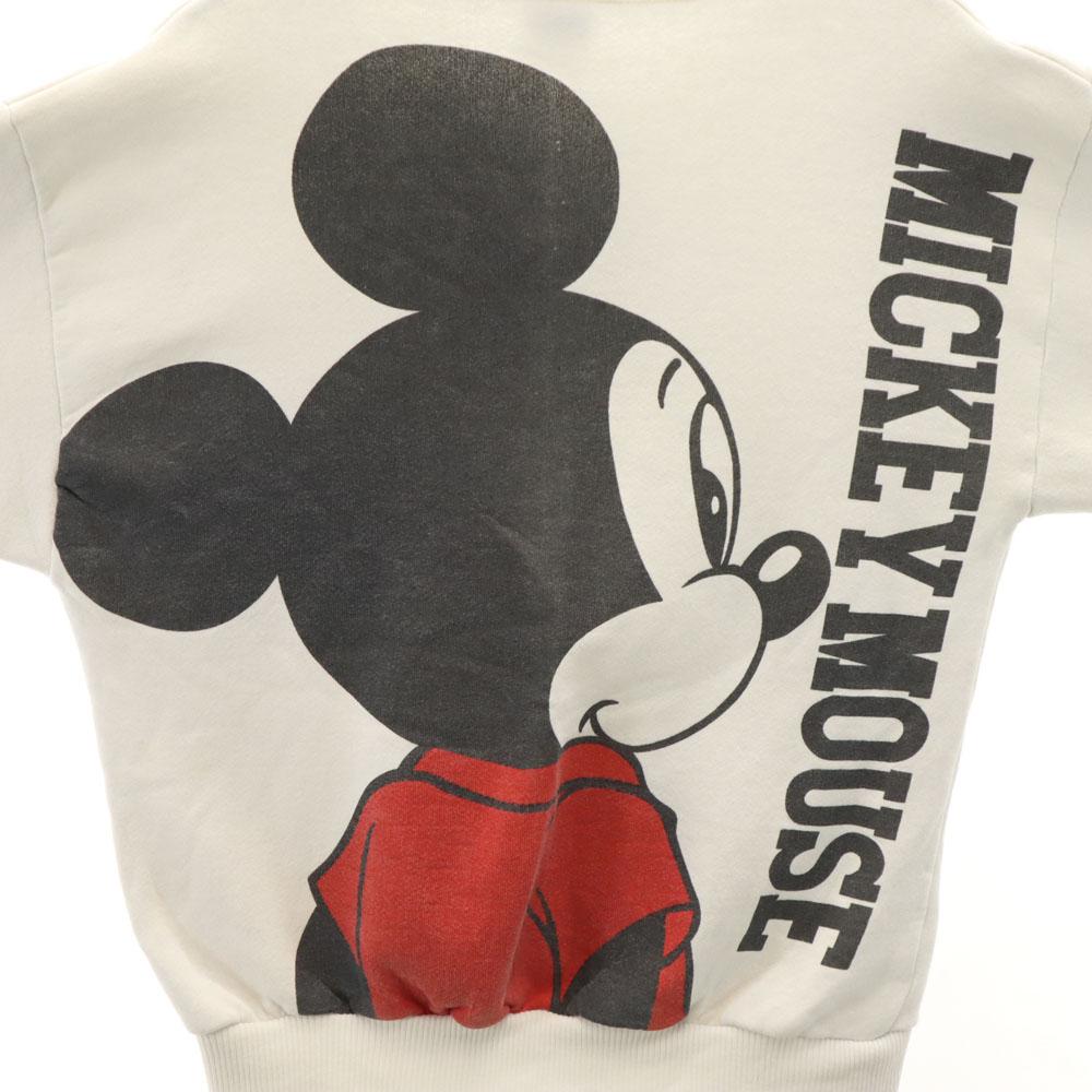 Disney 90s Old USA made double-sided printing Long sleeve trainer Men's Used