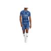 Adidas Sporting Kansas City Comfortable Casual Simple Versatile Soccer Jersey Men tops Night-Ocean HZ6195