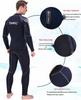 SLINX 5mm Fleece-Lined Warm Wetsuit Jacket for Surfing & Diving