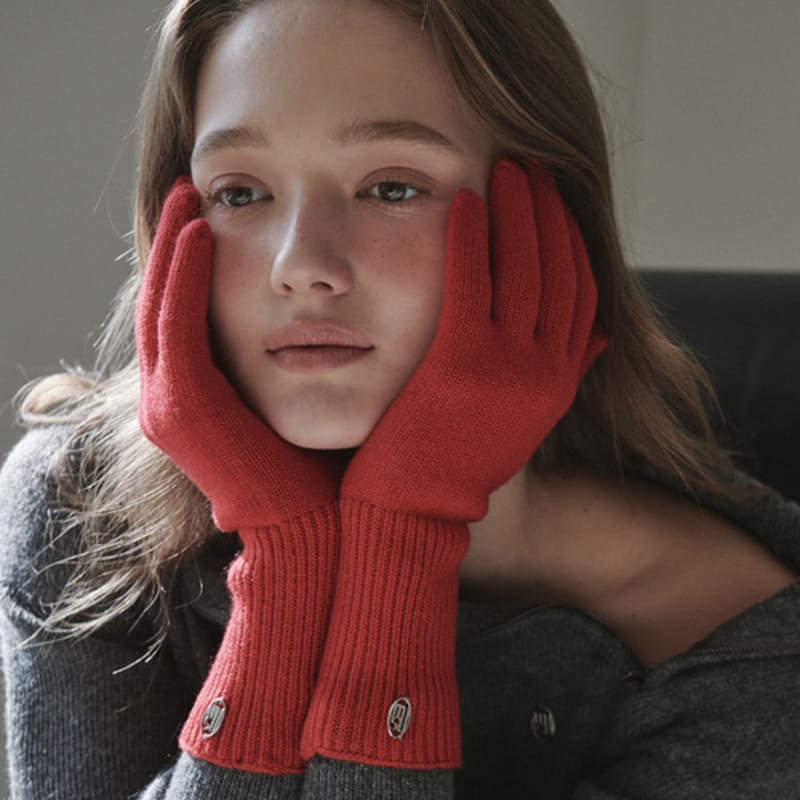 

МАВЗОЛЕЙ Шерстяные вязаные перчатки-Красные FREE