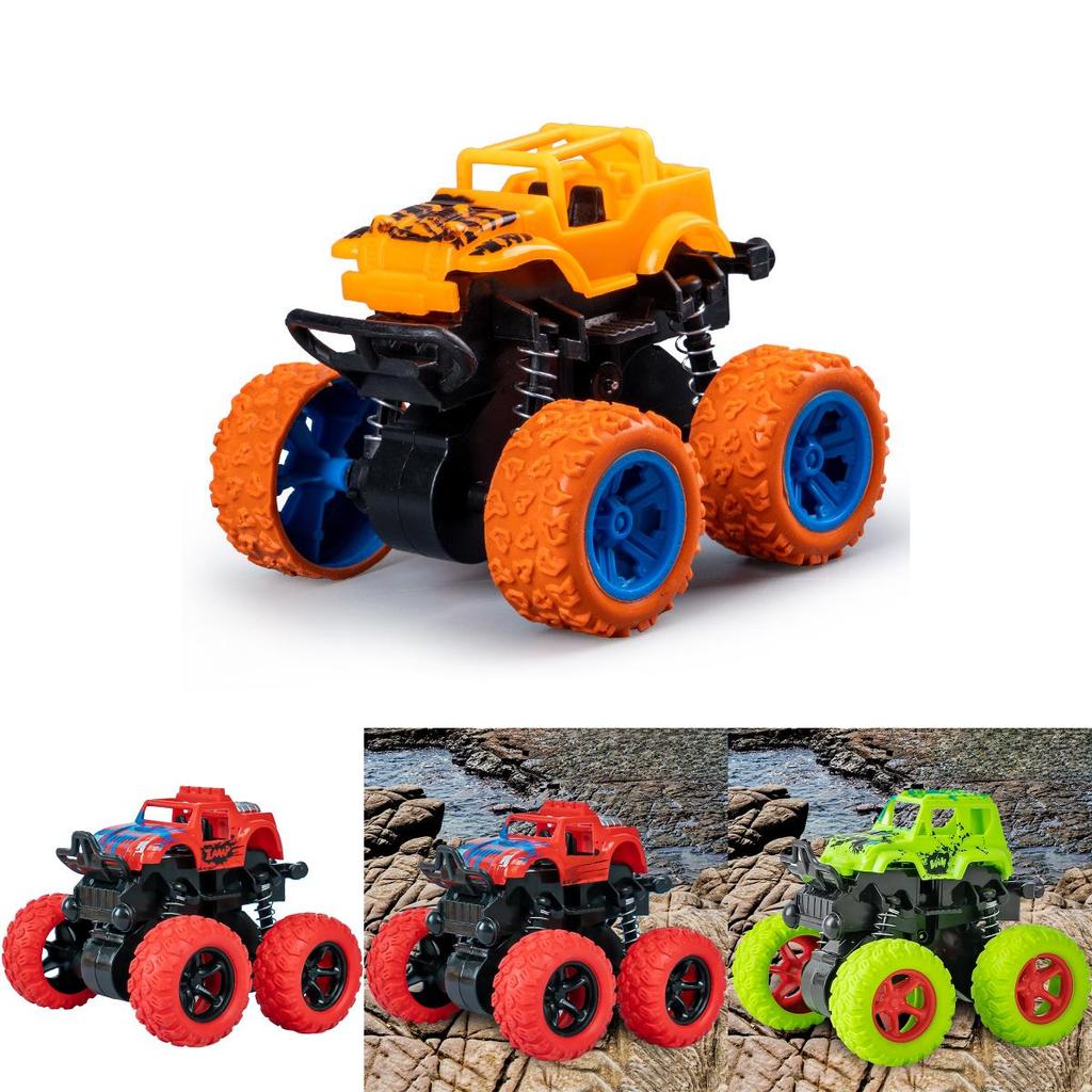 Off Road Inertia Rc Car With Rotating Stunt Features For Kids Indoor Play