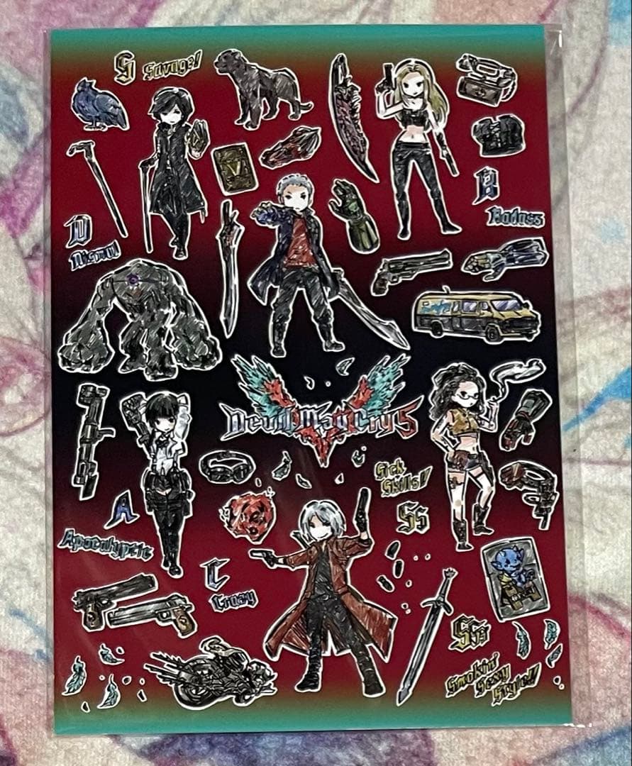 [USED] Devil May Cry GraphArt Purchase Bonus Postcard