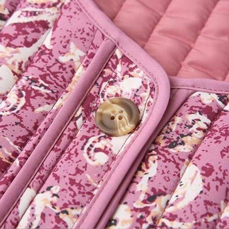 Kaslead New Arrival Women's Clothing Fashion Style Fashion Casual Easiest for Match Round Neck Long Sleeves Print Short Outwear