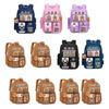 Fun Capybara Cartoon Backpack For Students Oxford Cloth Practical School Bag Casual Daypack Student Rucksack