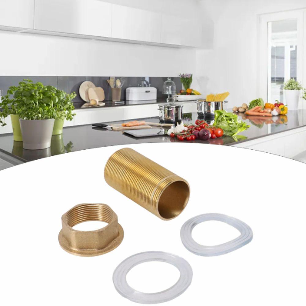 Stainless Steel Faucet Fixed Foot Extension Nut Tap Repair Nut Screw Nut Basin Installation
