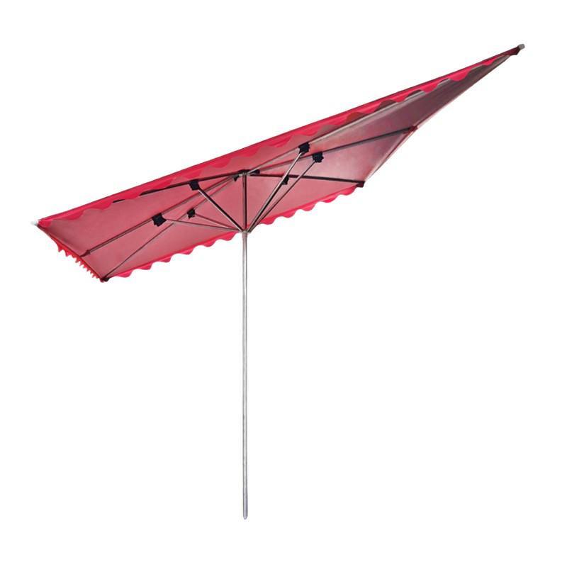 Commercial Outdoor Tilting Sunshade Umbrella: Large, Foldable, Thickened Awning for Sun Protection