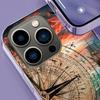 Compass Map Voyage Phone Case For Iphone 17 Air 15 Pro 14 Plus 16 Pro Max 12 13 Mini 11 16E X XS Cover Cute Fundas