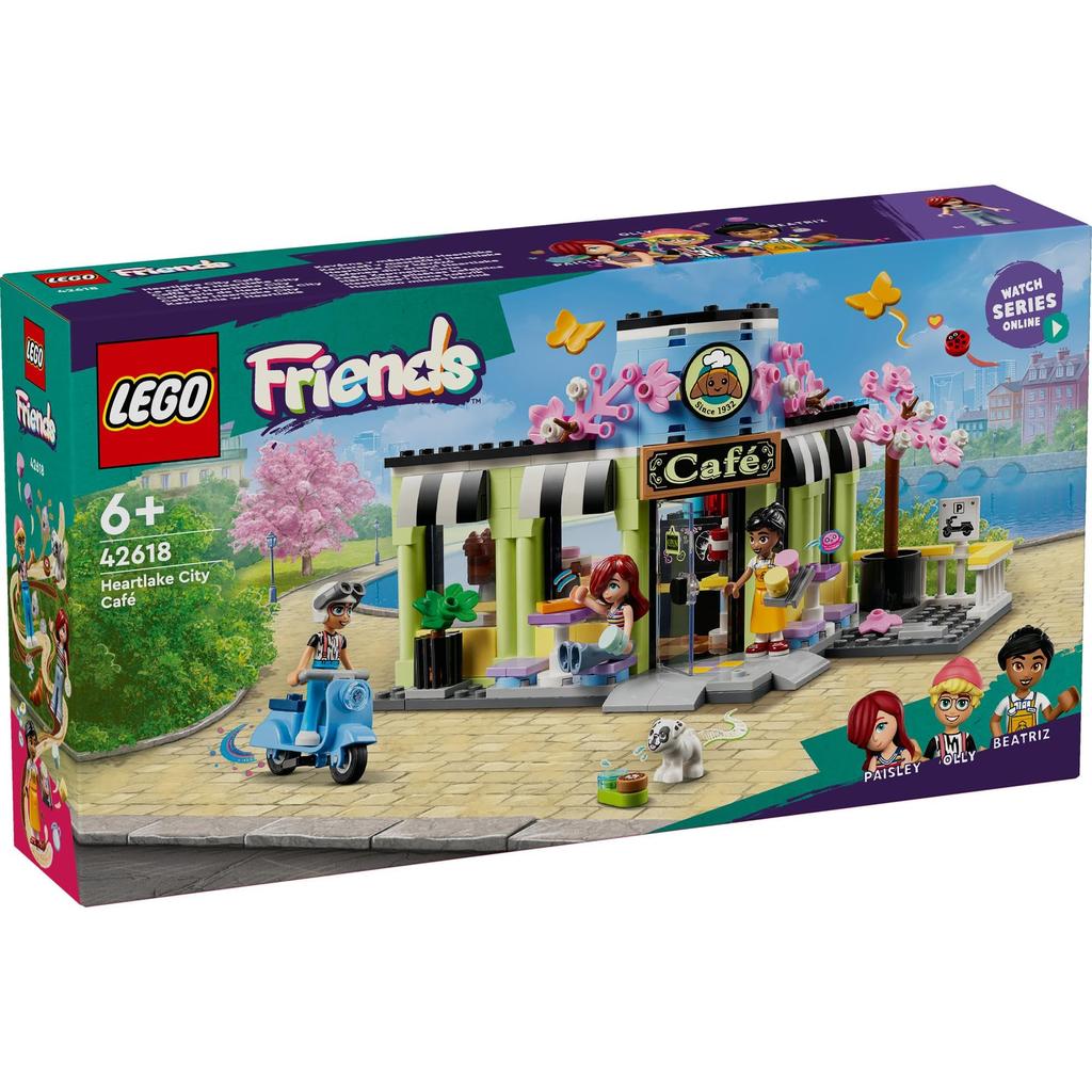 LEGO Friends Heartlake City Cafe Toy Present Birthday Block Educational Christmas Girls Boys Children 6 Years Old 7 Years Old 8 Years Old 9 Years Old