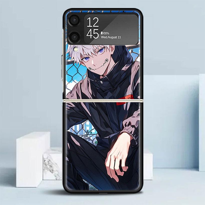 Kaisen J-Jujutsu Inumaki Toge Phone Case For Samsung Galaxy Z Flip7 Flip6 5G Flip5 Flip4 Flip3 ZFlip 7 6 3 4 5 Shockproof Back C