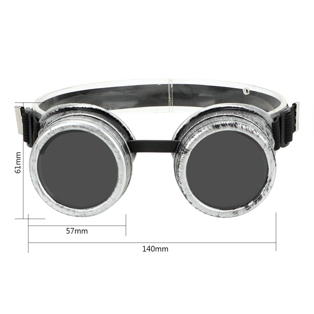 Retro Sun Glasses Windproof Steampunk Glasses Welding Punk Gothic Sunglasses Fashion Eyewears Protective Gears Adjustable