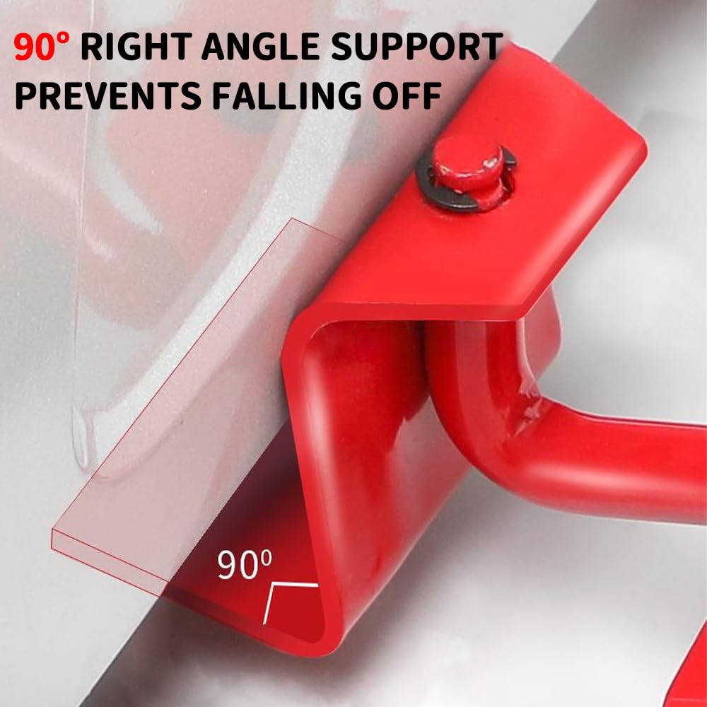 Furniture Mover with Wheels & Furniture Lifter Set, 360° Rotation Wheels Furniture Dolly, 220 Lbs Capacity