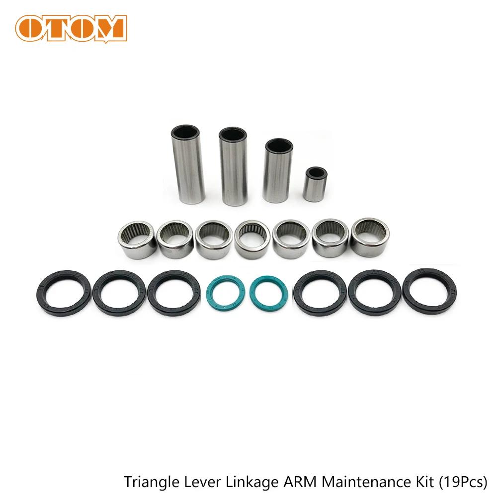 For SUZUKI Triangle Lever Linkage ARM Kit Motorcycle Oil Seal Bearing Bushing DRZ400 DRZ400SM RM125/250 Arm Maintenance Kit