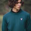 CHALLENGER Men'S Viscose Symbol Embroidery Knit Pullover Green