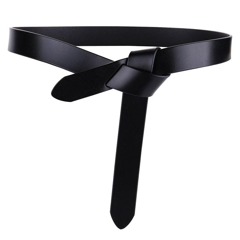 1pcs Fashion Belt Knot Belts for Women Soft Knotted Strap Belt Long Dress Accessories Lady Vintage Strap Female Waistband 2023