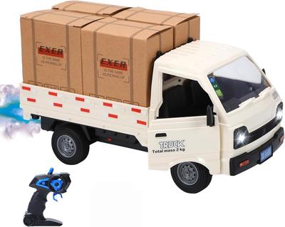 Remote Control Mini Truck, RC Car, Model, DIY, 1/16 Scale, Mini RC Car, 60-Minute Operation Time, LED Lights, Sound Effects, Drift Function, 2.4GHz, D