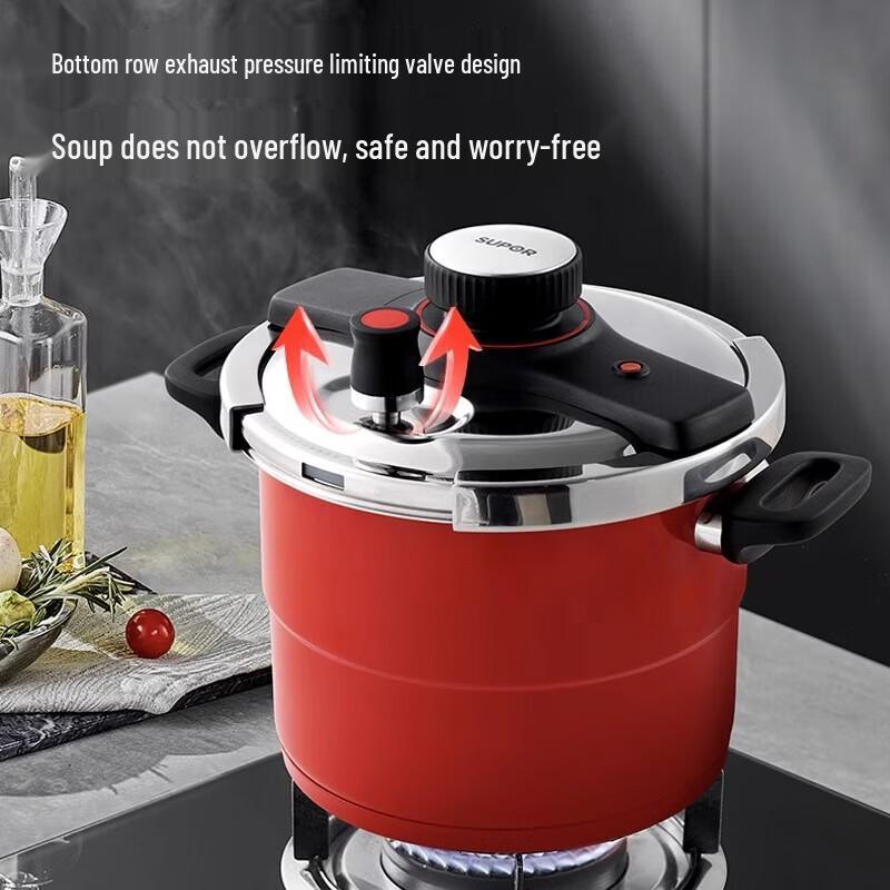 Supor 304 Stainless Steel Explosion-Proof Pressure Cooker 22cm