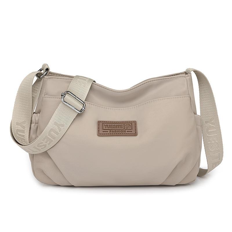 

Lightweight single shoulder oblique span small bag, winter new women s versatile texture niche Oxford cloth pillow bag