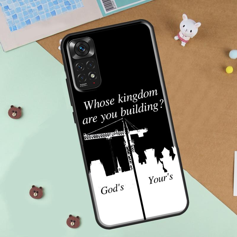 Faith Christian Religious Jesus Phone Case For Xiaomi Redmi Note 12 8 9 10 11 Pro 8T 9S 10S 11S 12S 10A 9C 10C 12C Cover