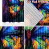 2D Flat Photography Backdrop Party Backdrop Colorful Floral Butterfly 100% Polyester Party & Holiday Decor Perfect for