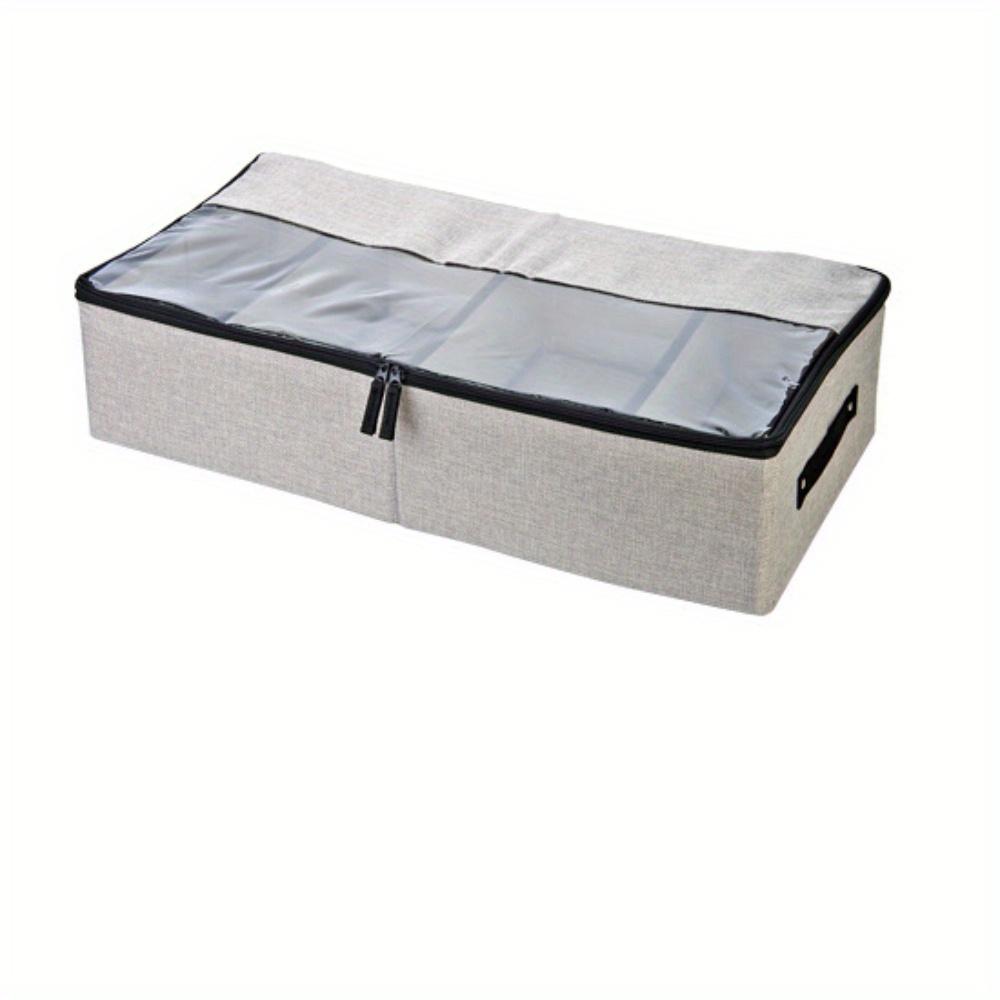 

Fabric dust-proof and moisture-proof transparent folding shoe box space-saving shoe cabinet for home use, and a perfect stora