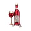 Romantic Diamond Wine Bottle Wine Glass Brooch Fashion Clothing Backpack Versatile Creative Pin