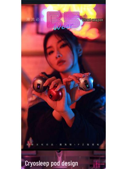 Devil Cat B5 Wireless Gaming Bluetooth Headphones: Low Latency, In-Ear, ANC, High Sound Quality.