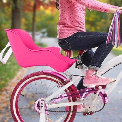 Seggiolino per bambola da bicicletta per bambini, facile da installare, elegante, leggero, regalo, decorazione pratica