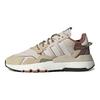 adidas Originals Nite Jogger Round Toe Lace-Up Slip-Resistant Durable Lightweight Low-Top Casual Shoes Unisex Sneakers Beige IE1924