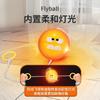 Kids Glowing Pull Whistle Ball Rotating Flash Flywheel Creative Decompression Toy For Boys Girls