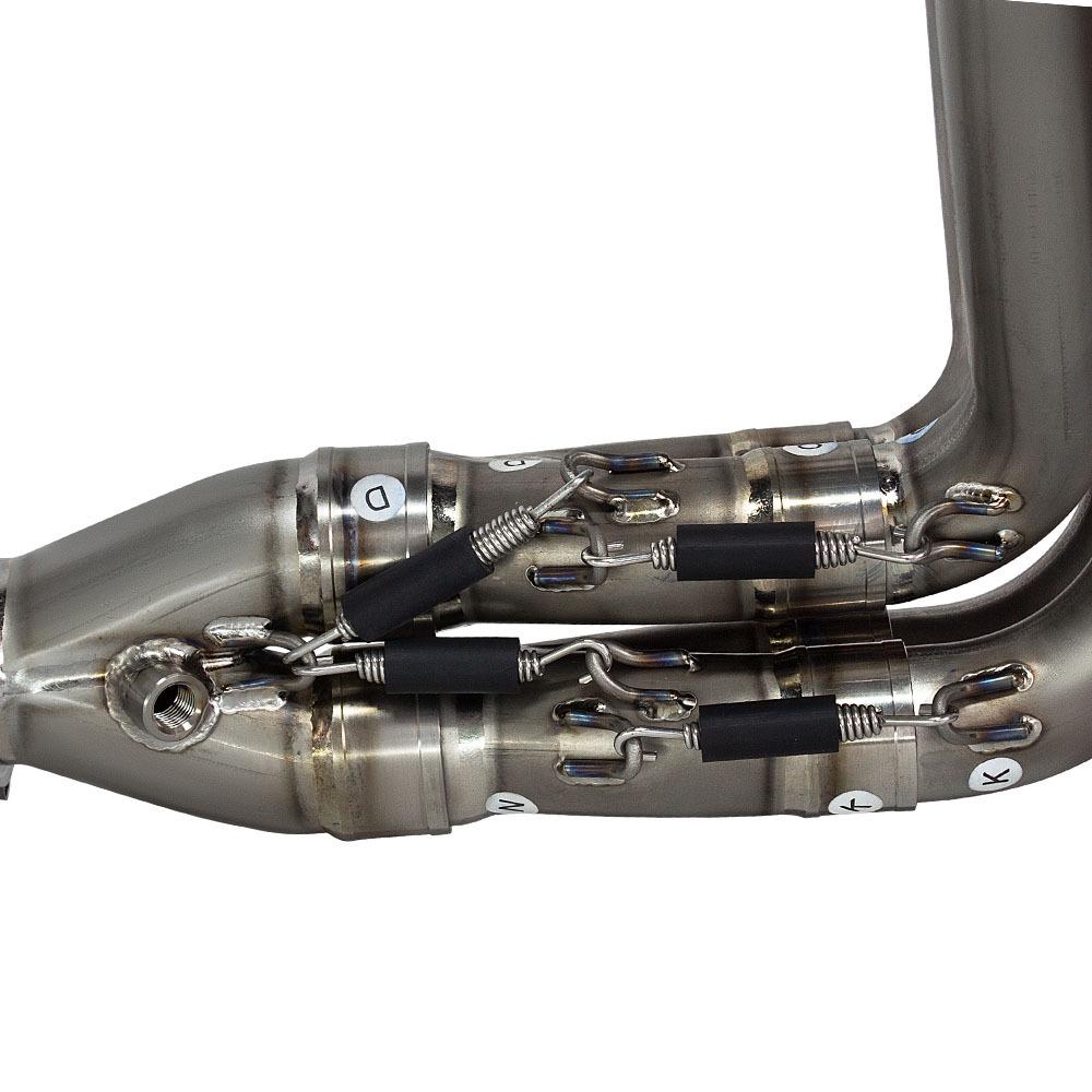 Ninja ZX4R Titanium 60MM Straight Front Pipe Motorcycle Exhaust Modification